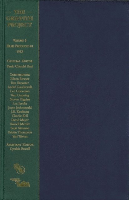 Paolo Cherchi Usai - Griffith Project, Volume 6, E-bok
