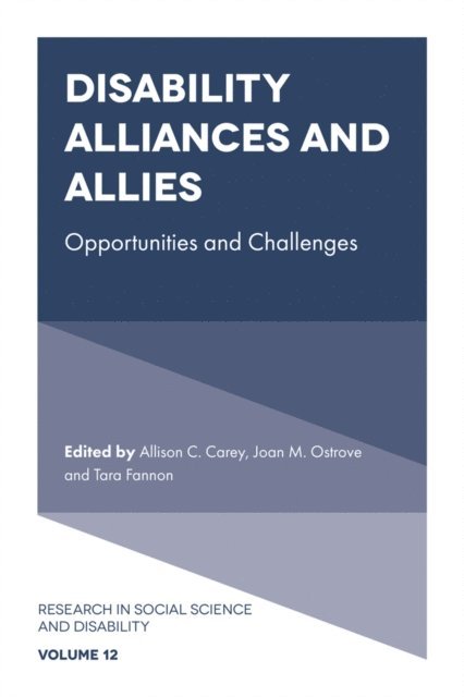 Tara Fannon, Joan M. Ostrove, Allison C. Carey - Disability Alliances and Allies, E-bok