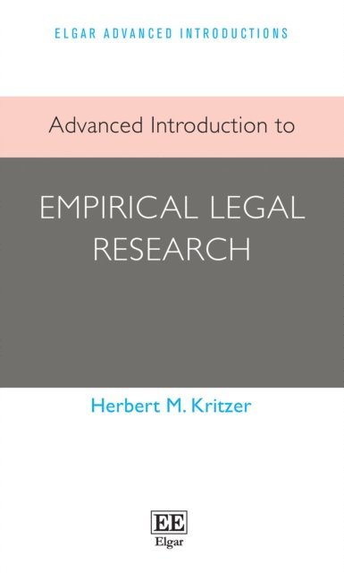 Herbert M. Kritzer - Advanced Introduction to Empirical Legal Research, E-bok