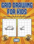 Easy drawing book for kids using grids (Learn to draw cars)