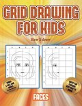 How 2 draw (Grid drawing for kids - Faces)
