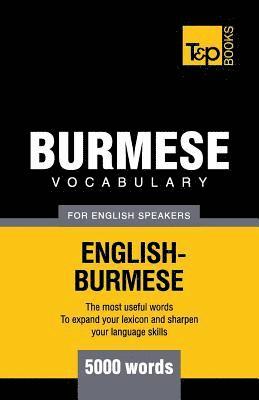 Andrey Taranov - Burmese vocabulary for English speakers - 5000 words, Häftad