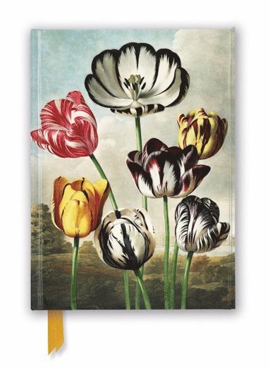 Anteckningsbok 22x16cm linjerad Temple of Flora: Tulips av Flame Tree