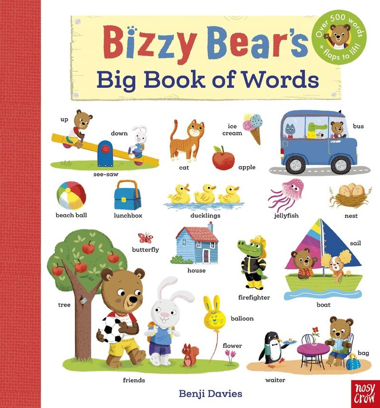 Bizzy Bear's Big Book of Words, Kartonnage