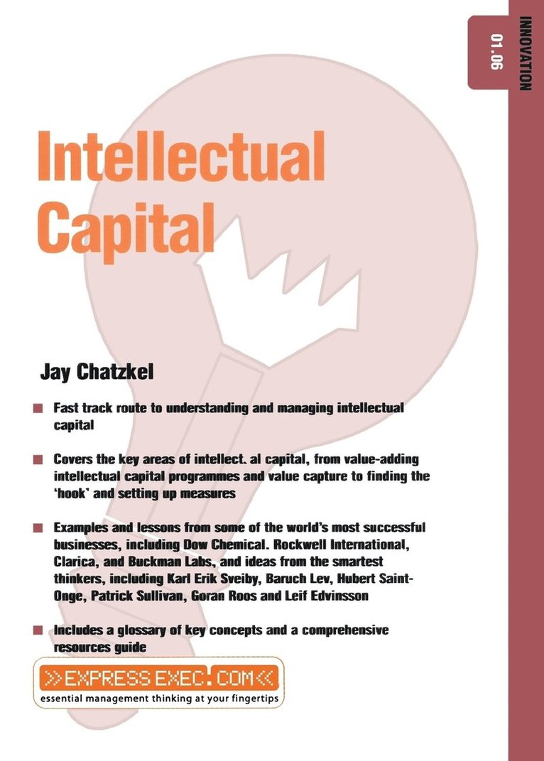 Jay Chatzkel - Intellectual Capital, Häftad