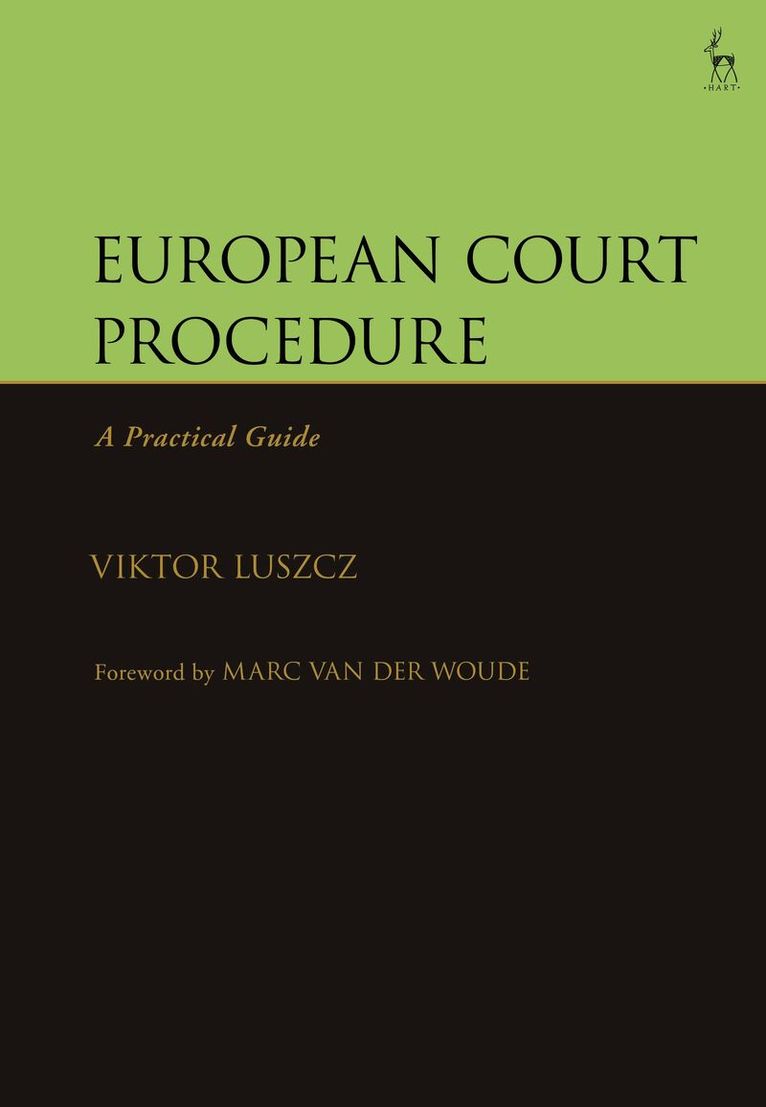 Viktor Luszcz - European Court Procedure, Inbunden