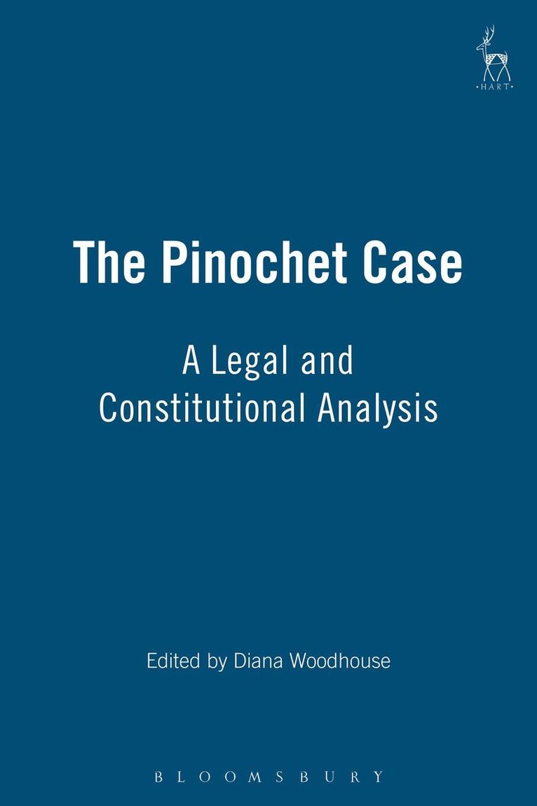 Diana Woodhouse - Pinochet Case, Inbunden. Tillgänglighet: Lägg i varukorg