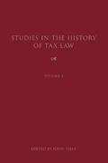 Studies in the History of Tax Law, Volume 3