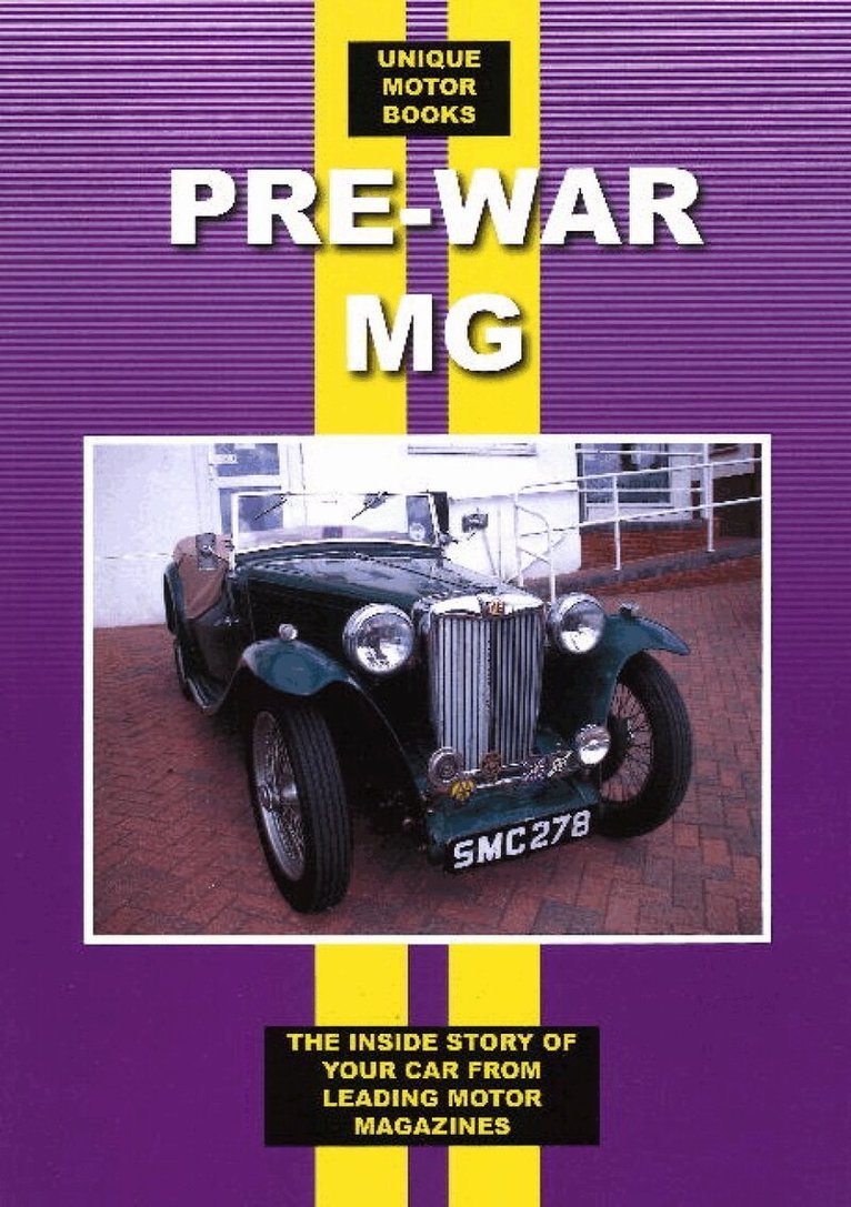 Colin Pitt - Pre-War MG Roadtest and Serving Book, Häftad