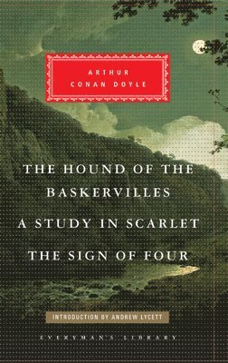 Arthur Conan Doyle - Hound of the Baskervilles, A Study in Scarlet, The Sign of Four, Inbunden