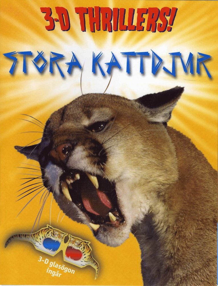 Paul Harrison - Stora kattdjur 3D Thrillers, Häftad