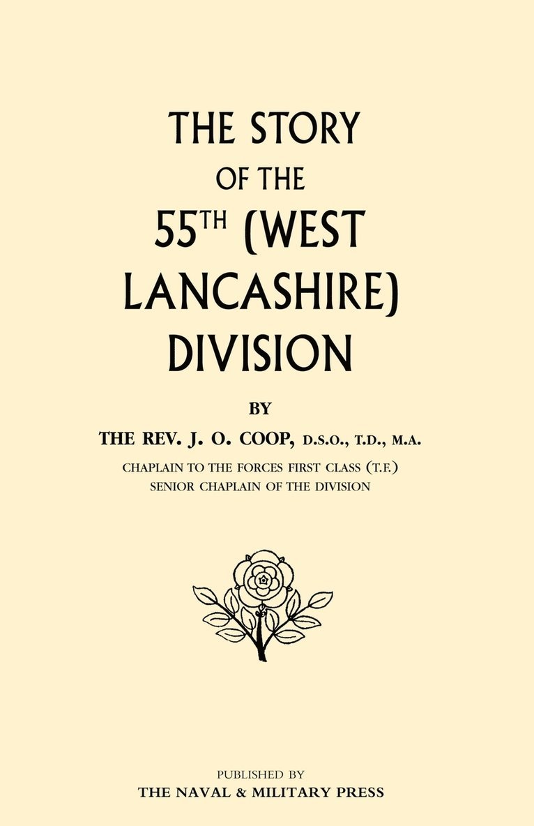J.O. Coop - Story of the 55th (West Lancashire) Division, Häftad