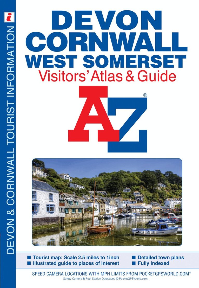 Geographers' A-Z Map Company, Geographers' A-Z Map Company - Devon, Cornwall and West Somerset Visitors' Atlas, Häftad