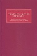 Thirteenth Century England X