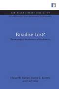 Paradise Lost: Ecological Economics of Biodiversity