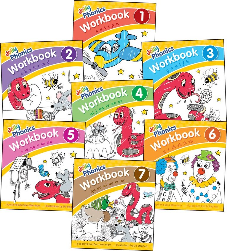 Sara Wernham, Sue Lloyd - Jolly Phonics Workbooks 1-7, Häftad