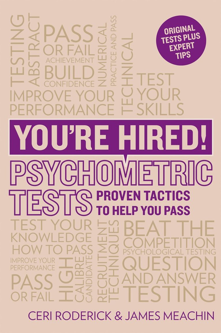 Ceri Roderick, James Meachin - You're Hired! Psychometric Tests, Häftad. Tillgänglighet: Tillfälligt slut