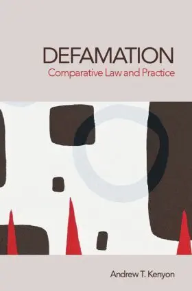 Andrew Kenyon - Defamation, Häftad. Tillgänglighet: Lägg i varukorg