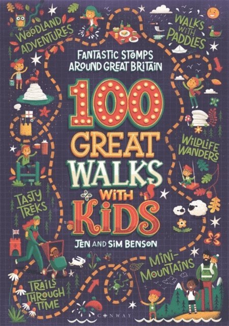 Jen Benson, Sim Benson - 100 Great Walks with Kids, E-bok