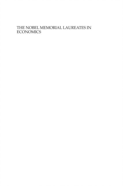 Chris Mulhearn, Howard R. Vane - Nobel Memorial Laureates in Economics, E-bok