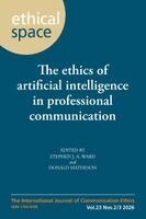 Stephen J a Ward, Donald Matheson - Ethical Space Vol. 23 Issue 2/3, Häftad