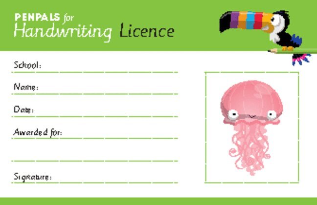 TBD - Penpals for Handwriting Pen Licence Cards (pack of 200), Övrigt. Tillgänglighet: Lägg i varukorg