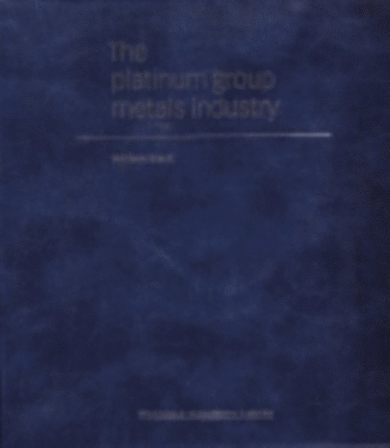 William Black - Platinum Group Metals Industry, E-bok