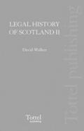 Legal History of Scotland: v. 2