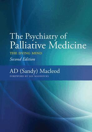 Sandy MacLeod - Psychiatry of Palliative Medicine, Häftad