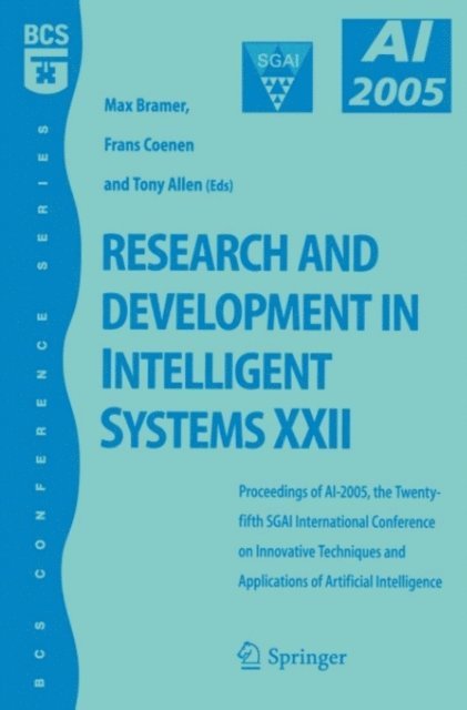 Tony Allen, Frans Coenen - Research and Development in Intelligent Systems XXII, E-bok