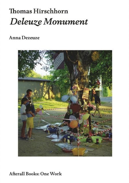 Anna Dezeuze - Thomas Hirschhorn, E-bok