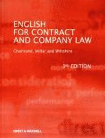 Marcella Chartrand, Catherine Millar, Edward Wiltshire - English for Contract & Company Law, Häftad