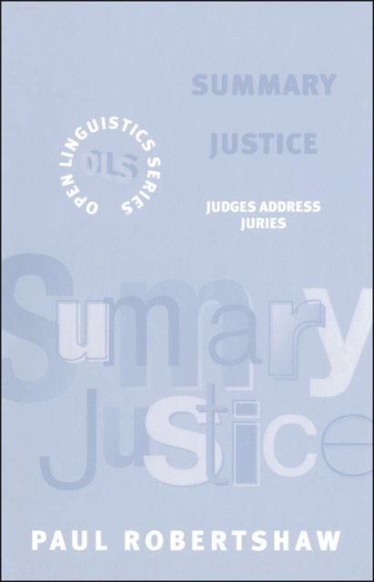 Paul Robertshaw - Summary Justice, E-bok. Tillgänglighet: Lägg i varukorg