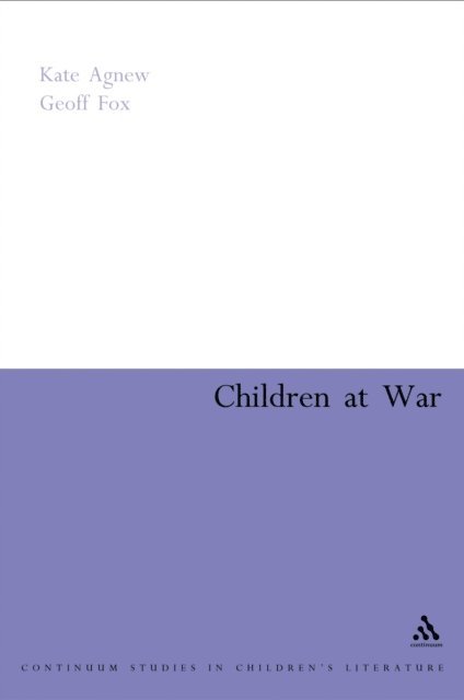 Kate Agnew, Geoff Fox - Children at War, E-bok
