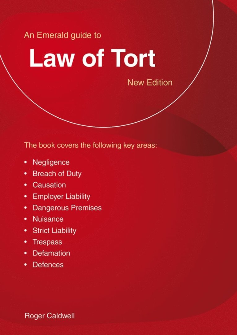 Roger Caldwell - Law of Tort, Häftad
