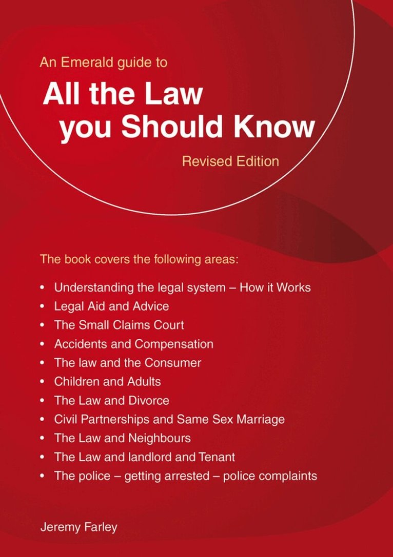 Jeremy Farley - All the Law You Should Know, Häftad