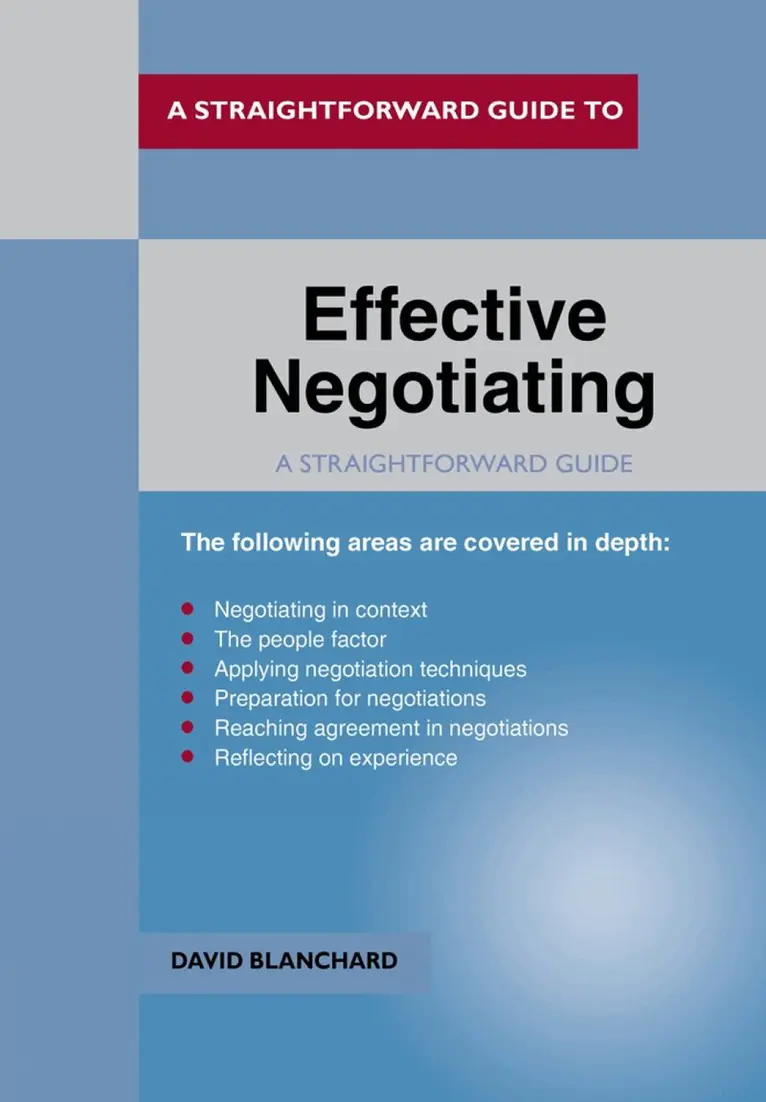 David Blanchard - Effective Negotiating, Häftad. Tillgänglighet: Lägg i varukorg
