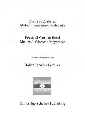 Robert Ignatius Letellier - Emma di Resburgo, Inbunden. Tillgänglighet: Tillfälligt slut