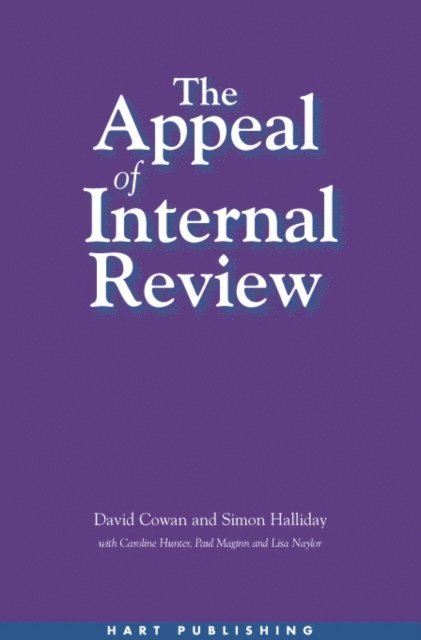 David Cowan, Simon Halliday - Appeal of Internal Review, E-bok