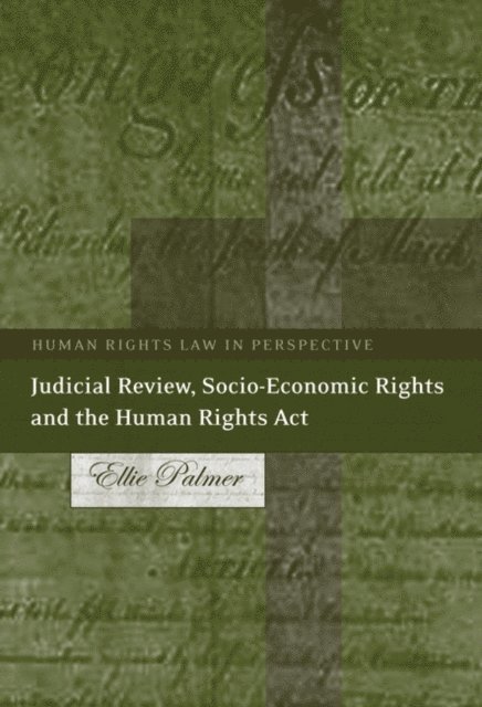 Ellie Palmer - Judicial Review, Socio-Economic Rights and the Human Rights Act, E-bok