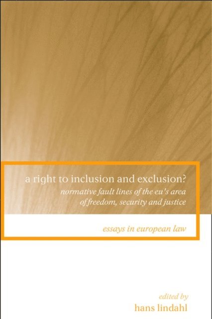 Hans Lindahl - Right to Inclusion and Exclusion?, E-bok