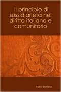 Principio DI Sussidiarieta Nel Diritto Italiano E Comunitario