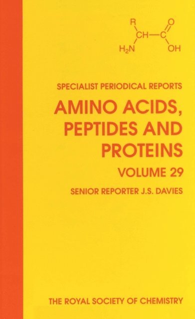 J S Davies - Amino Acids, Peptides and Proteins, E-bok