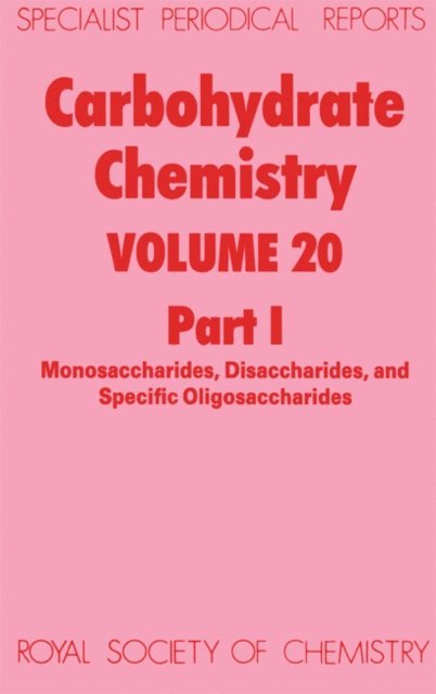 N R Williams - Carbohydrate Chemistry, E-bok