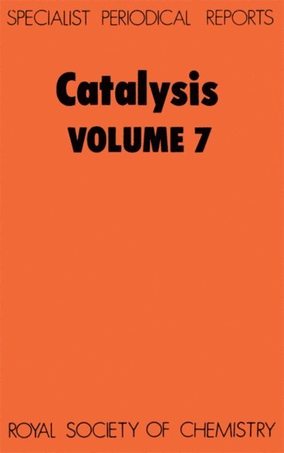G A Webb, G C Bond - Catalysis, E-bok
