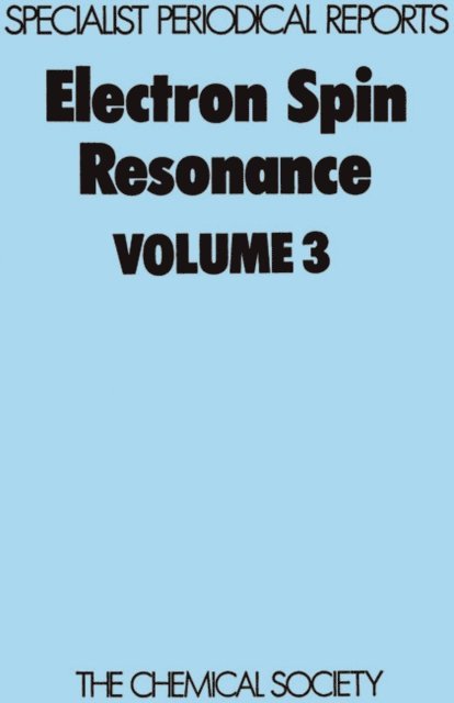 R O C Norman - Electron Spin Resonance, E-bok