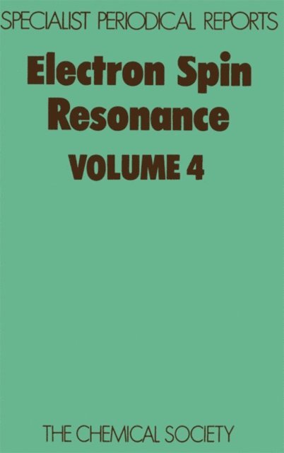 P B Ayscough - Electron Spin Resonance, E-bok