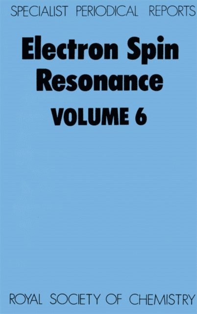 P B Ayscough - Electron Spin Resonance, E-bok