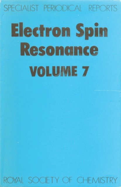 P B Ayscough - Electron Spin Resonance, E-bok