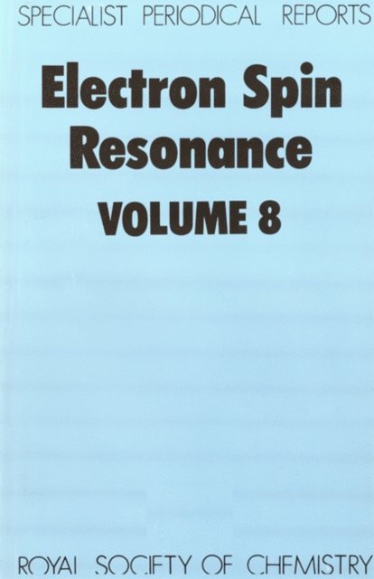 P B Ayscough - Electron Spin Resonance, E-bok